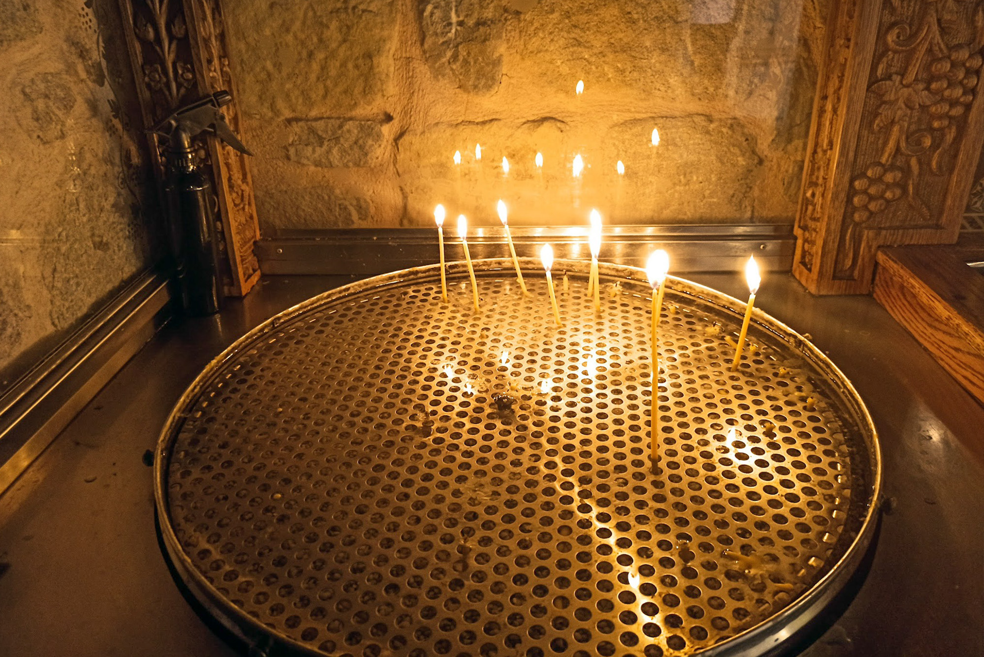 Świeczki w cerkwi