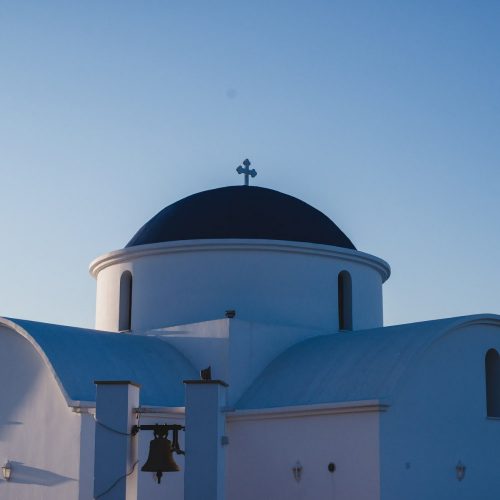Kopuła cerkwi prawosławnej w Grecji