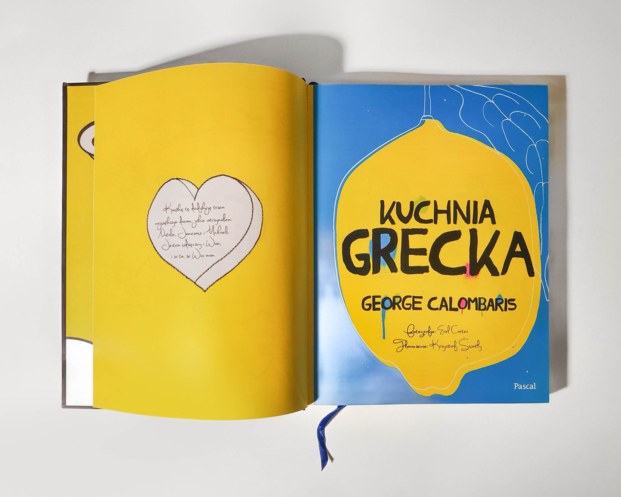 „Kuchnia grecka” – George Calombaris, książka, strona tytułowa