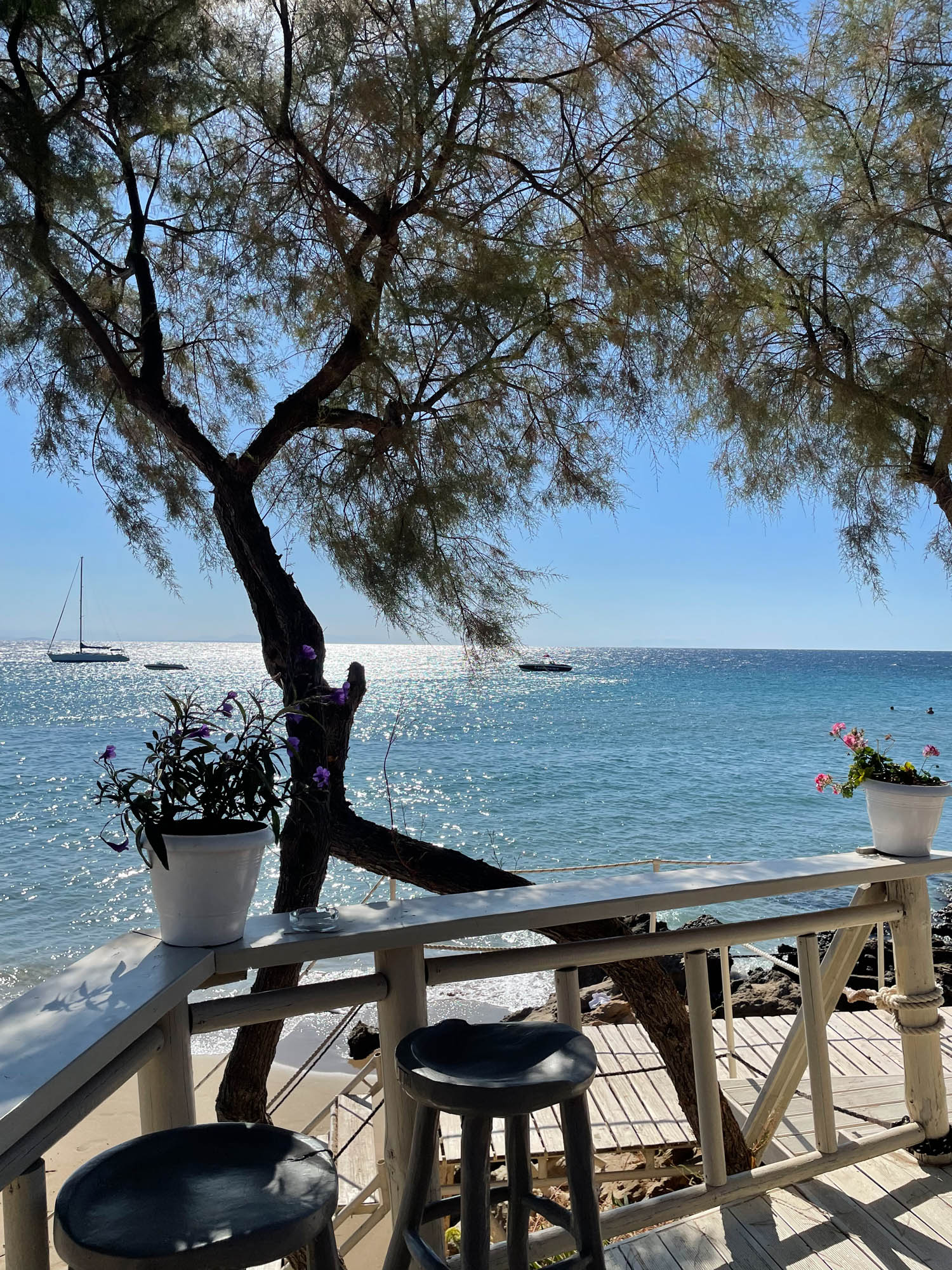 Bar nad plażą Agios Nikolaos, Zakynthos