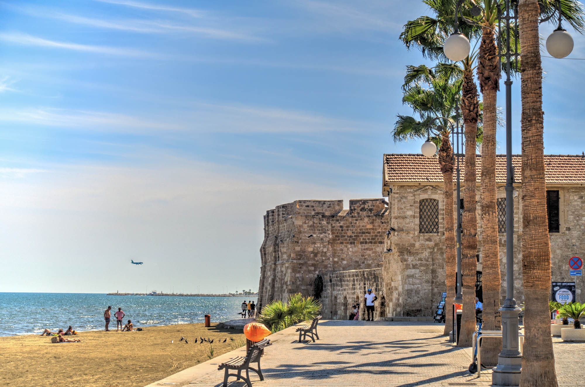 Larnaka, nadmorska promenada