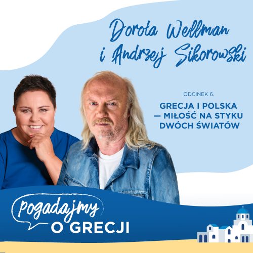 okładka podcastu, odcinek 6, gość Andrzej Sikorowski
