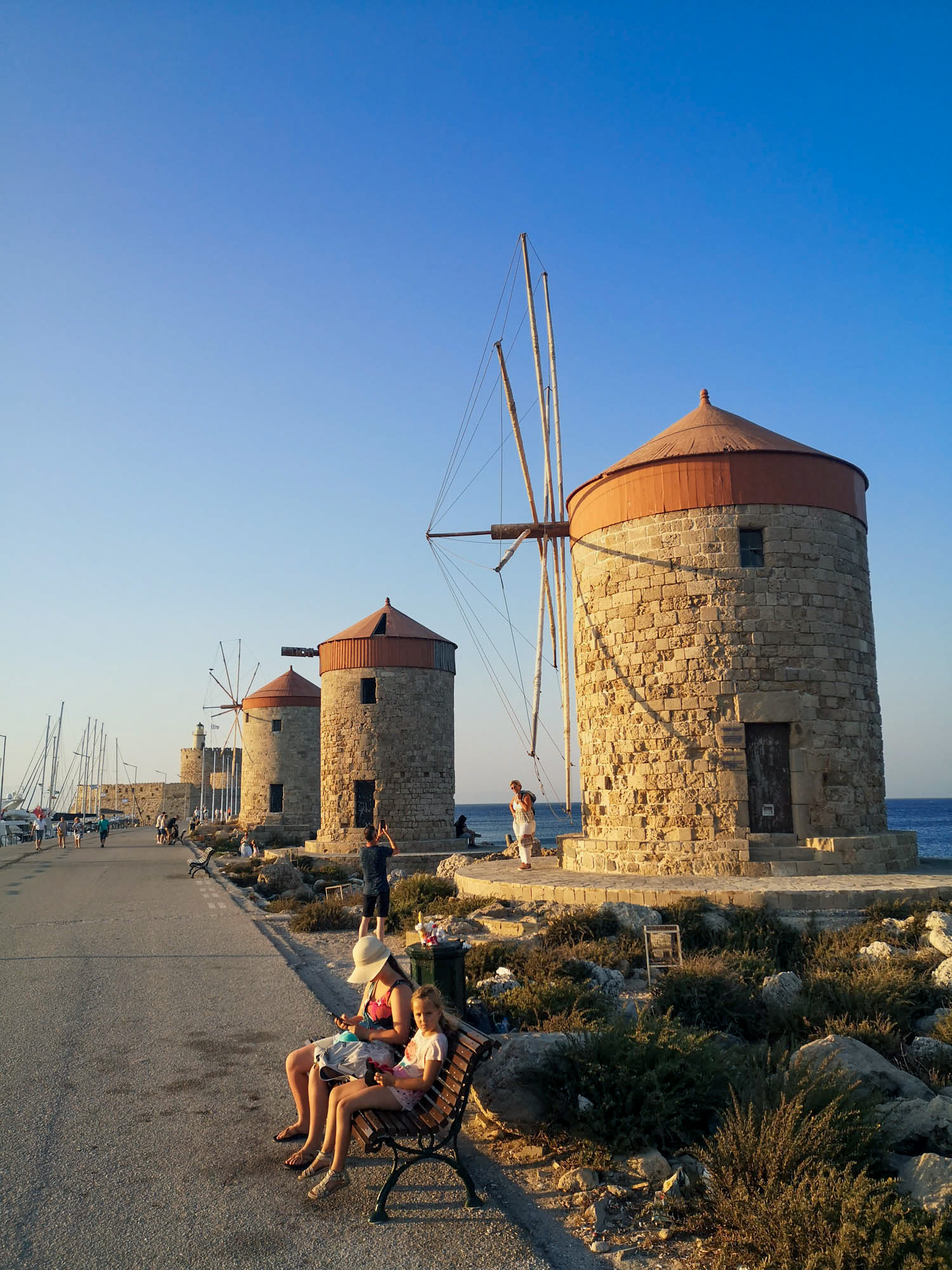 port rodos, wiatraki, wspomnienia, relacje