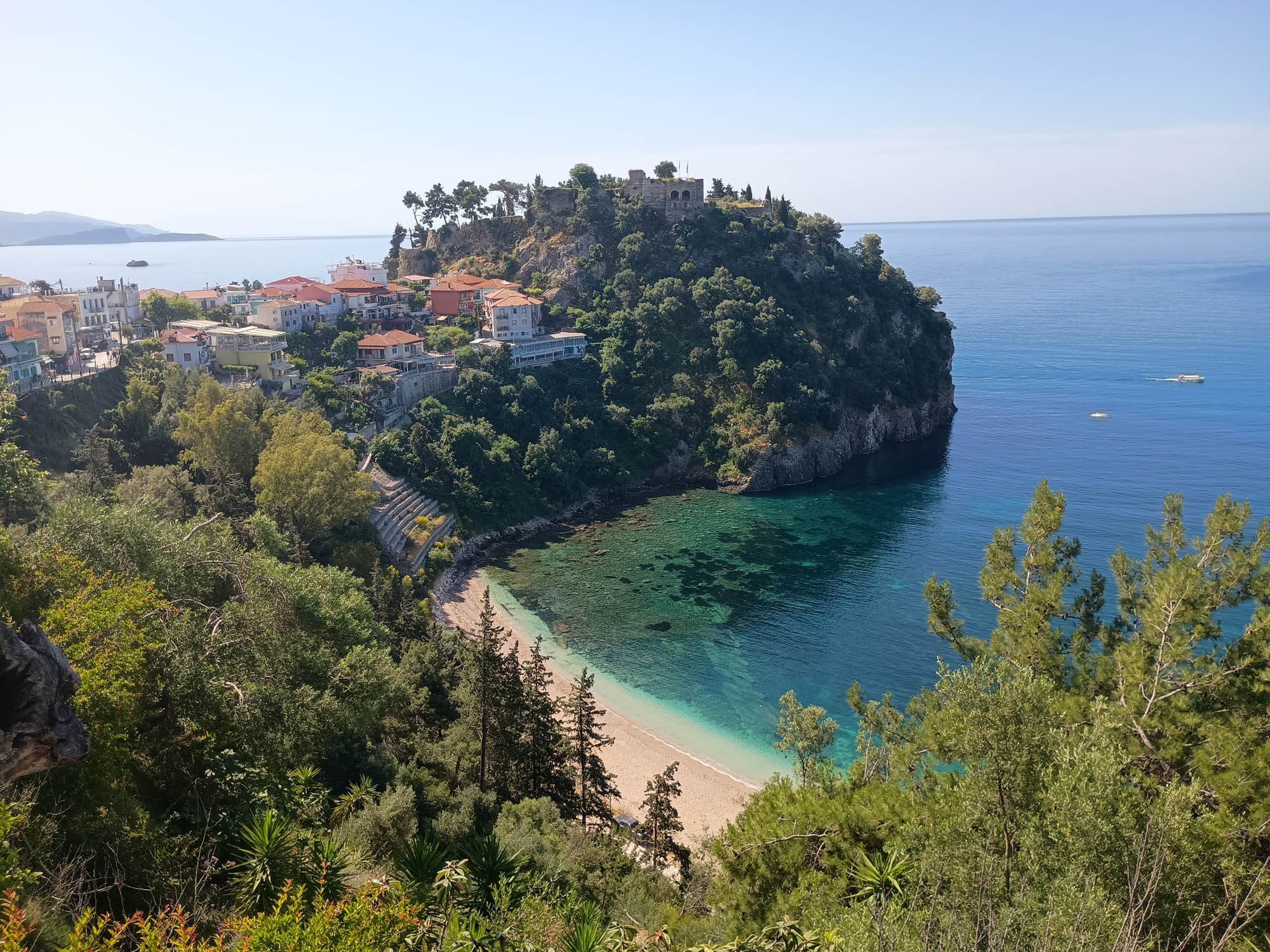 epir, parga, widok na morze