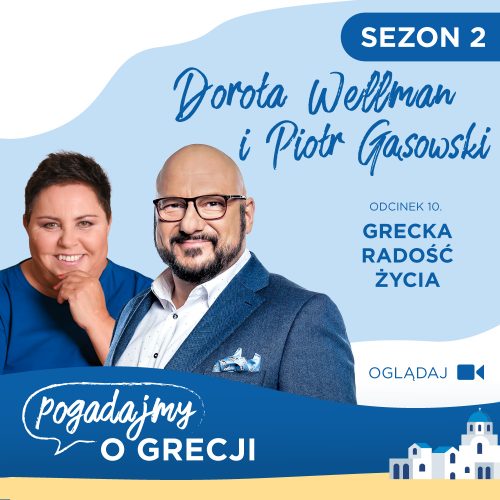 okładka podcastu pogadajmy o grecji, piotr gąsowski, podcast grecosa