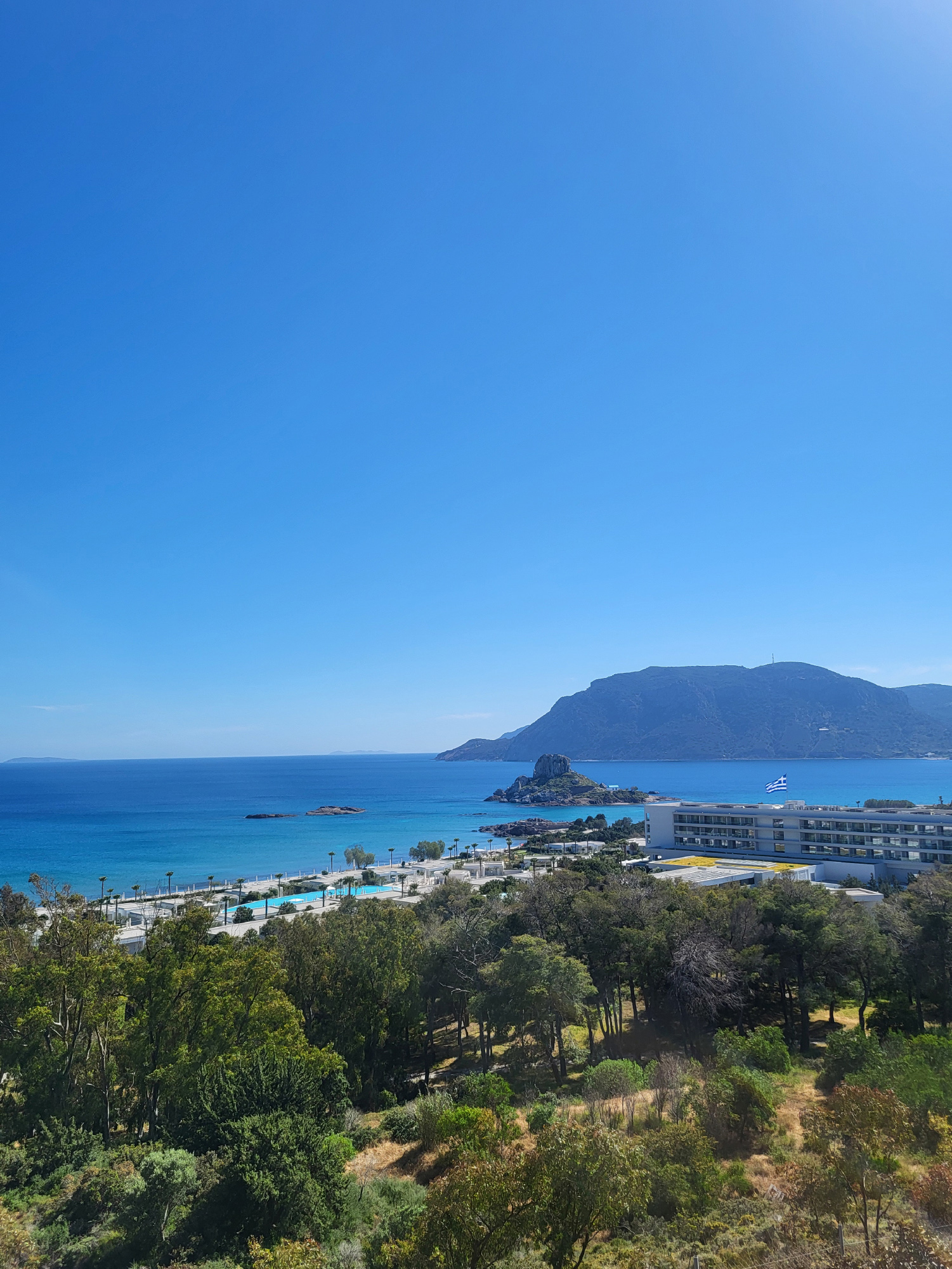 wysepka Kastri, widok, kos, kefalos