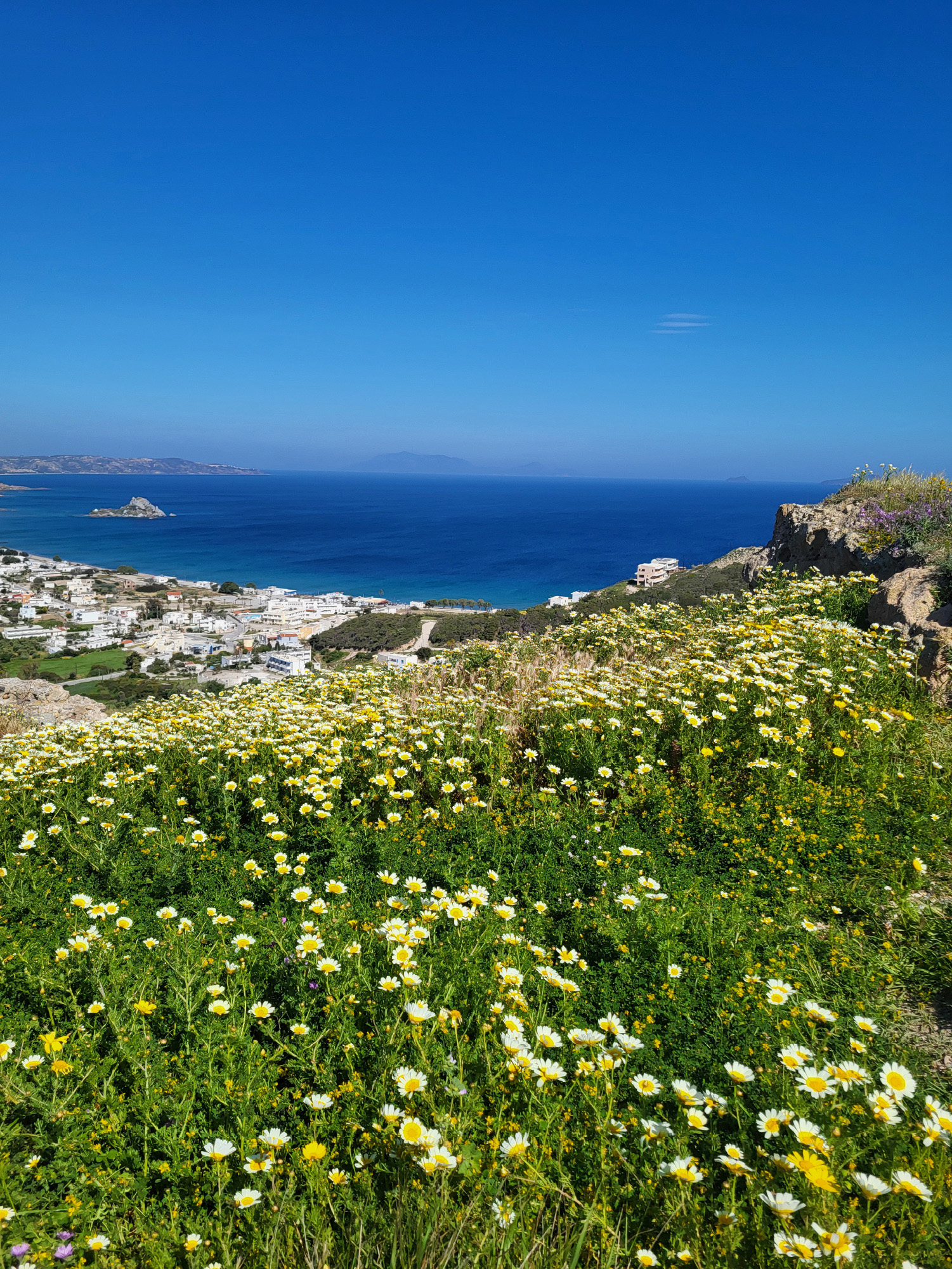 kosm, kefalos, widok na mprze