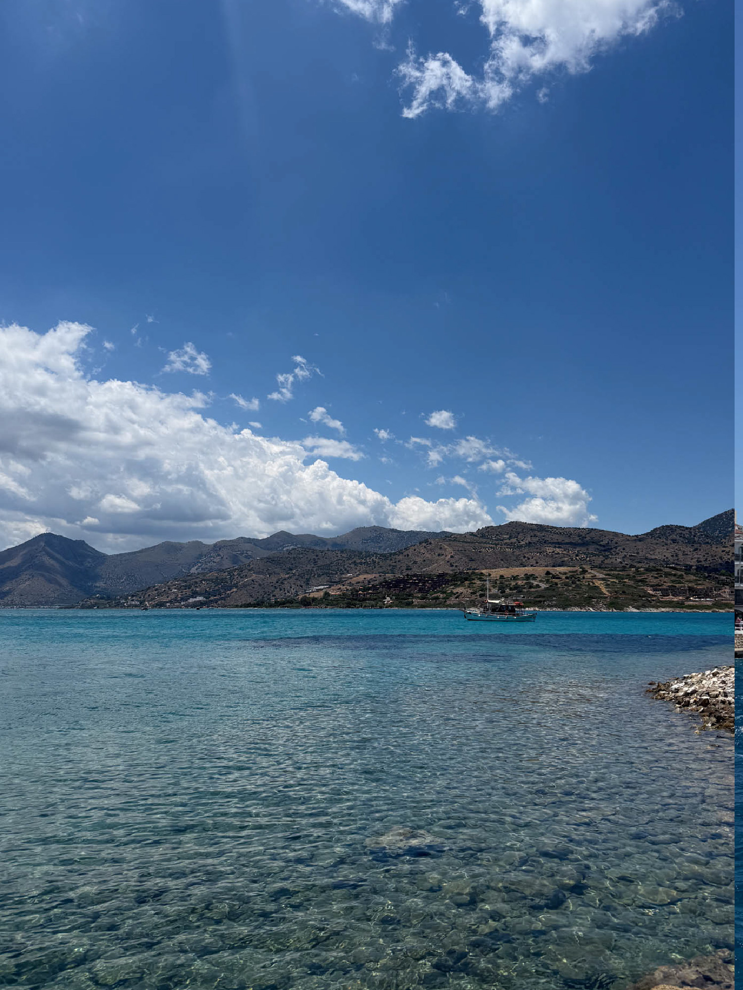 zatoka mirabello, widok na morze, kreta wschodnia