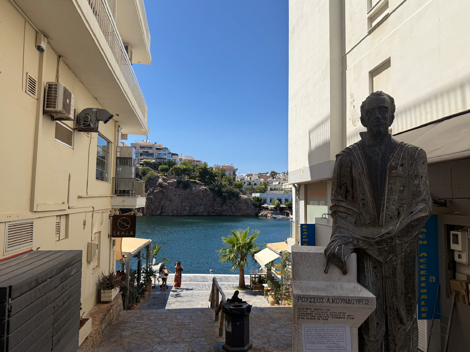 cudne jeziorko w agios nikolaos, kreta