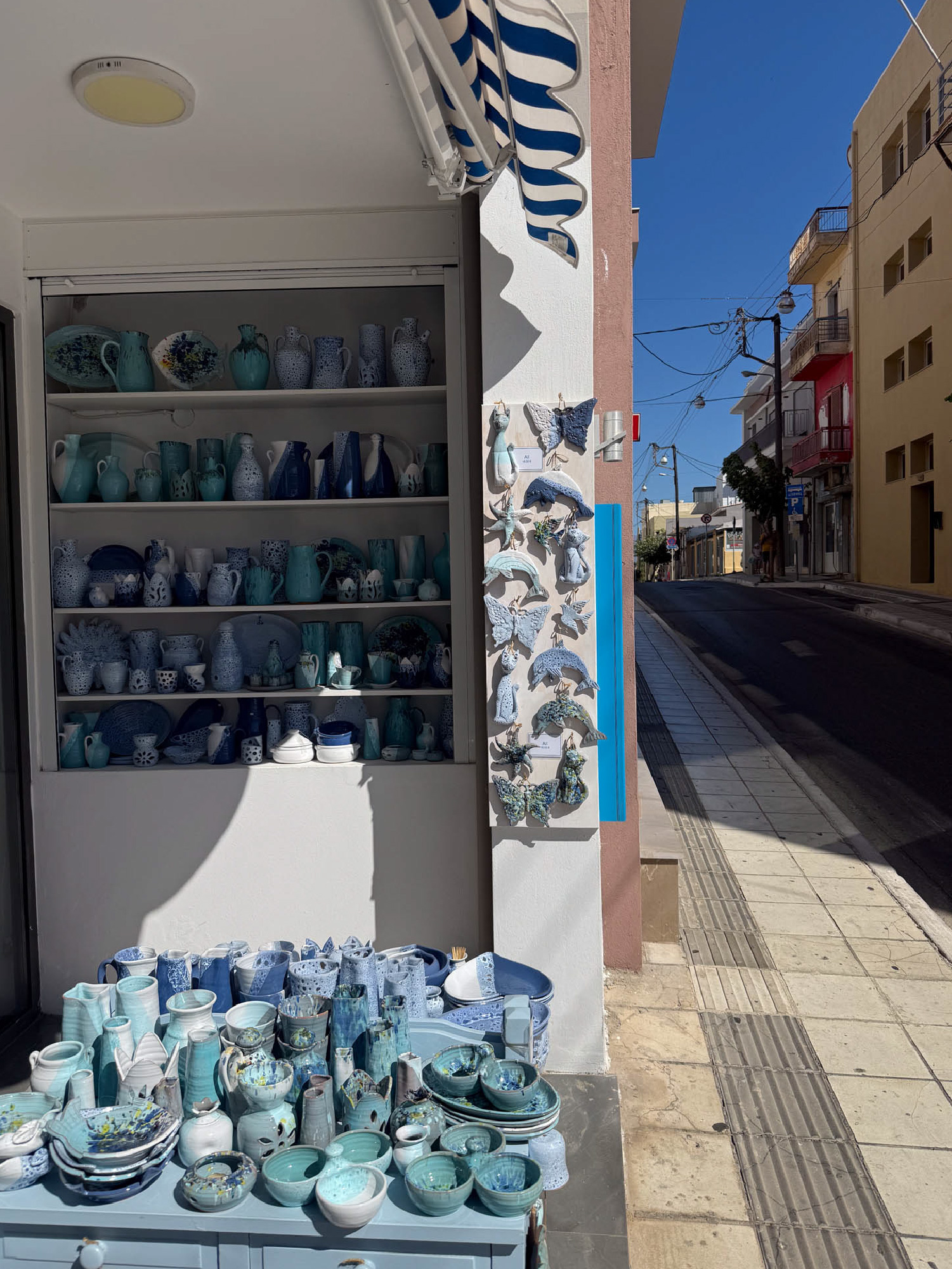 agios nikolaos, lokalne sklepiki z pamiątkami, kreta