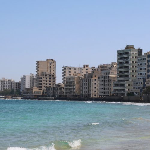 famagusta, widok na dzielnice varosha