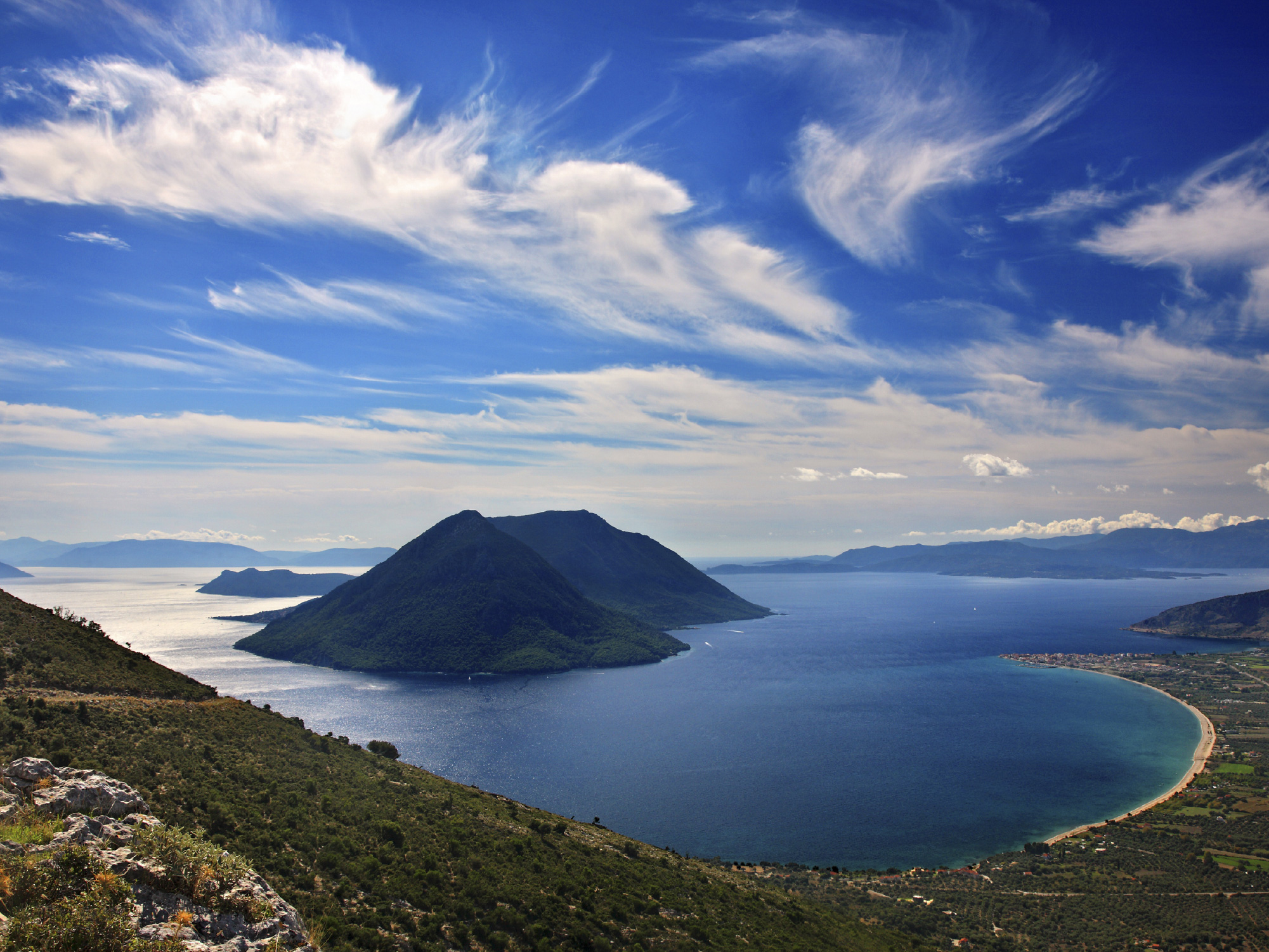 widok z olimpu, masyw olimpu, riwiera olimpijska
