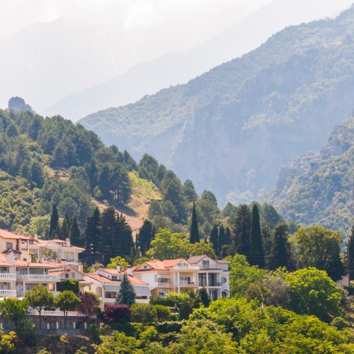 olimp, riwiera, litochoro, widok