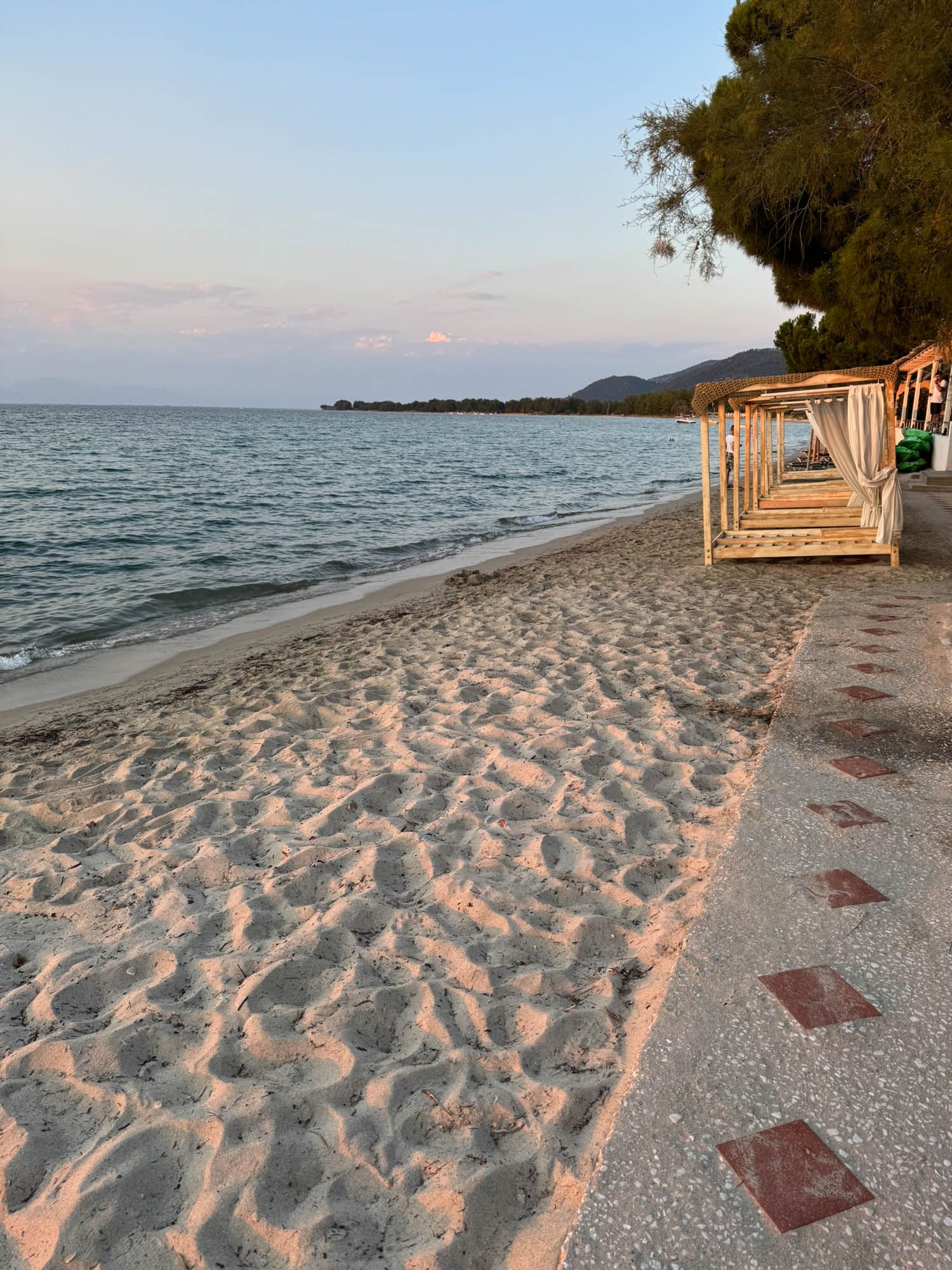hotelowa plaża, thassos, wspomnienia