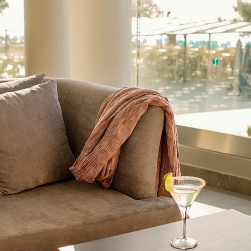 hotel, thassos, lobby