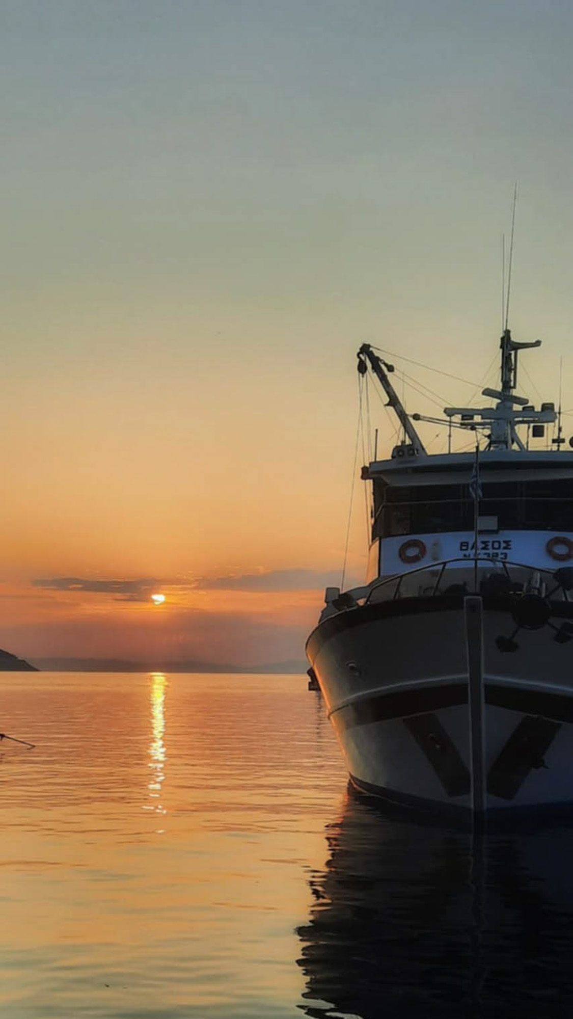 zachód słońca na Thassos, wspomnienia