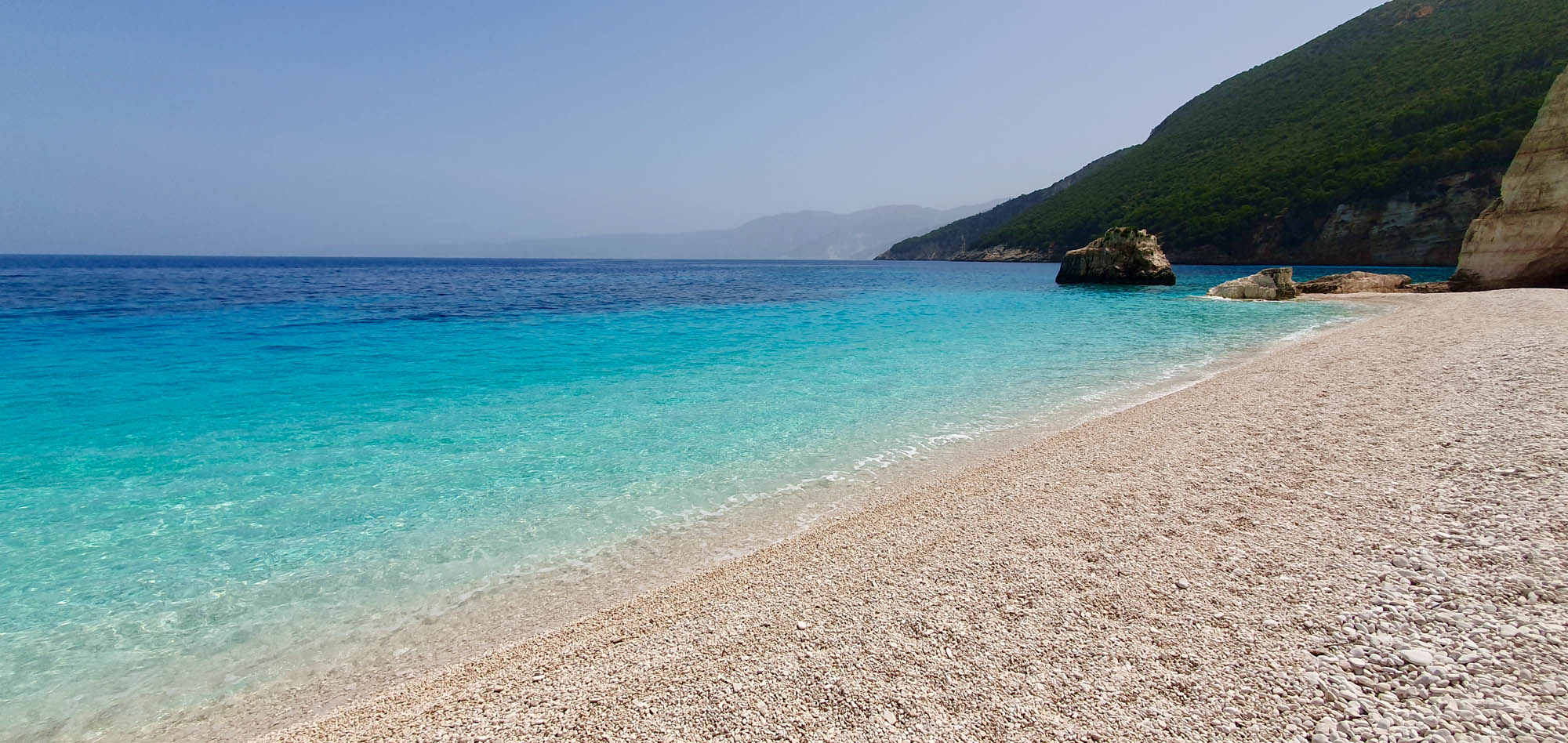 plaża, półwyspe paliki, kefalonia,