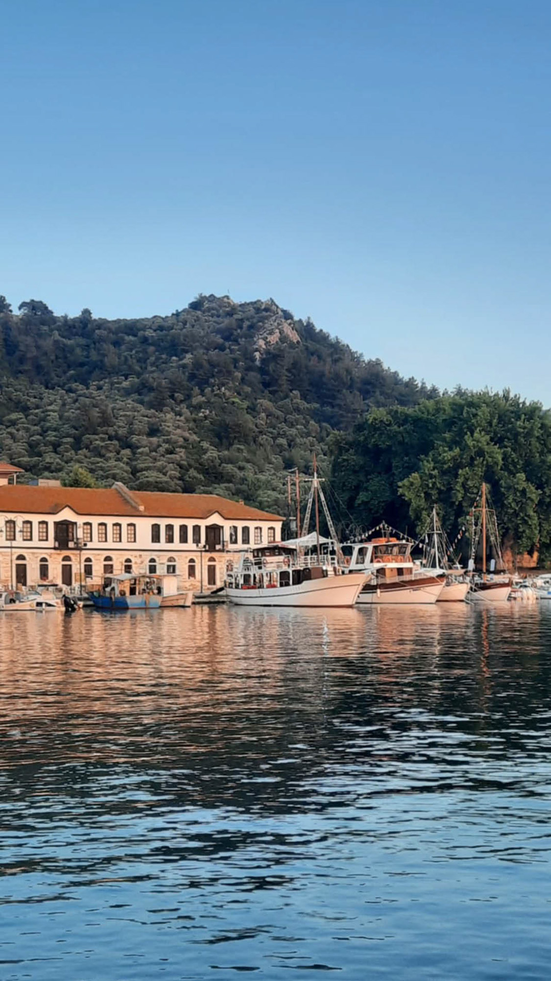 limenas thassos, widok na port