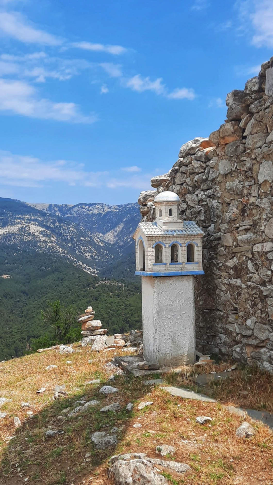 kapliczka na górze, thassos