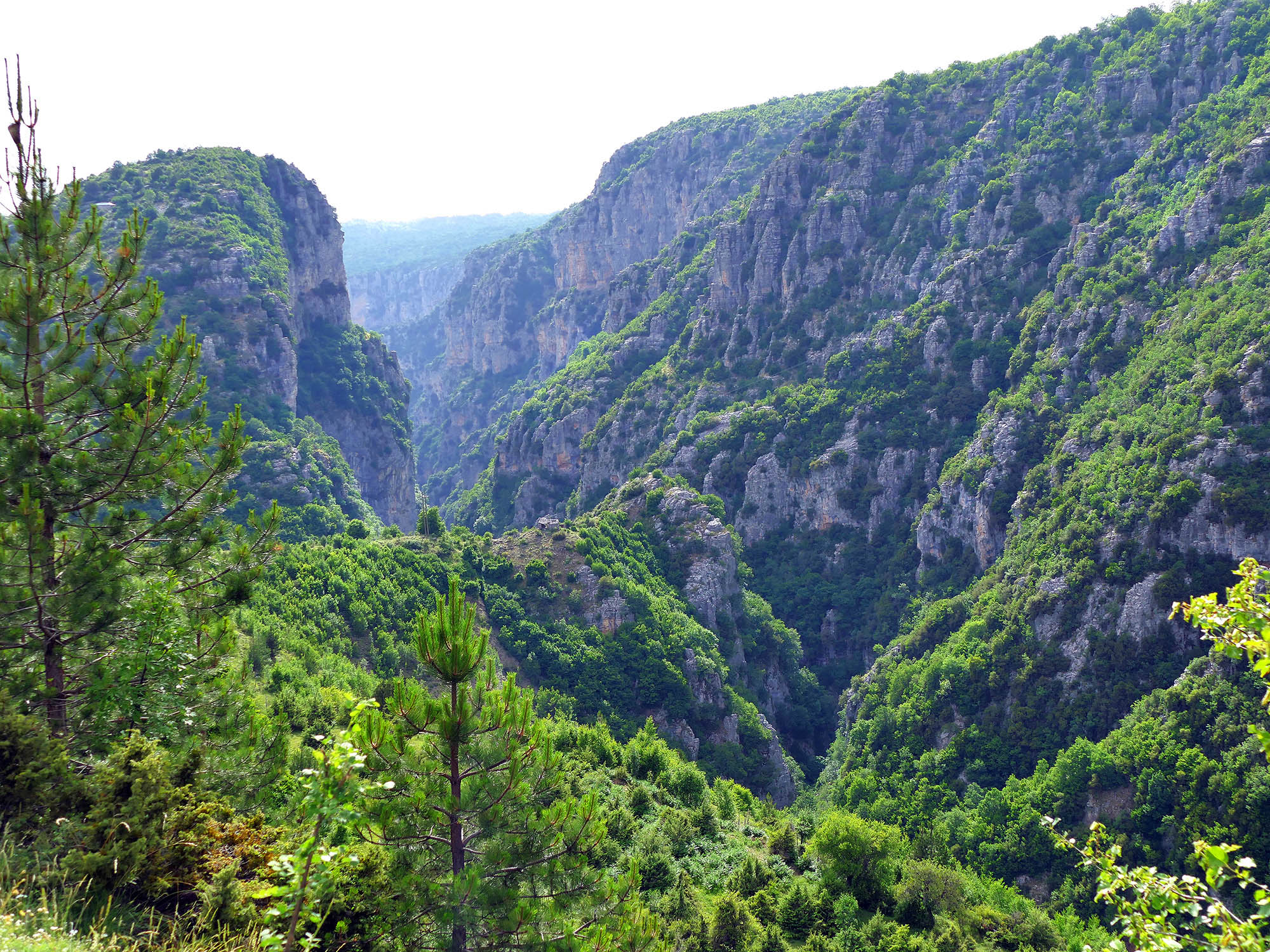 widok na wąwóz, epir