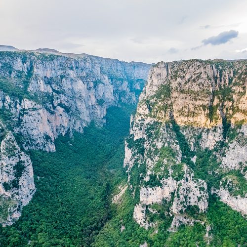 widok na wąwóz, epir