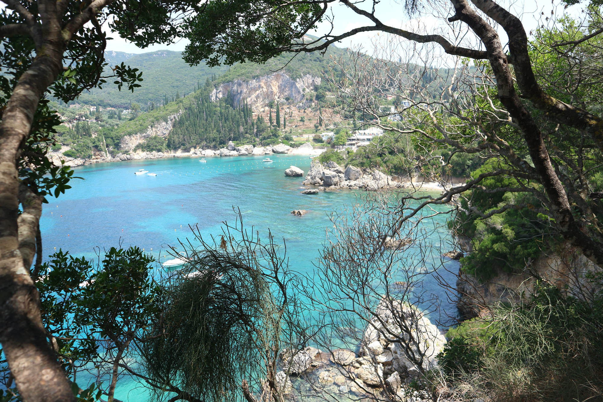 widoki na korfu, wspomnienia z podróży