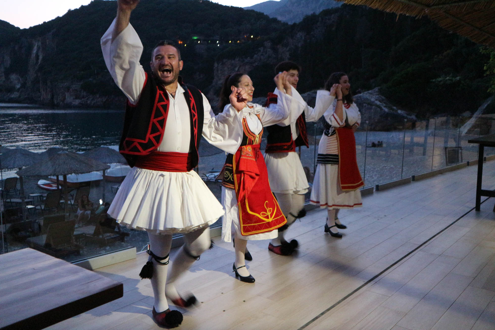 relacje z podróży, korfu, wieczór grecki