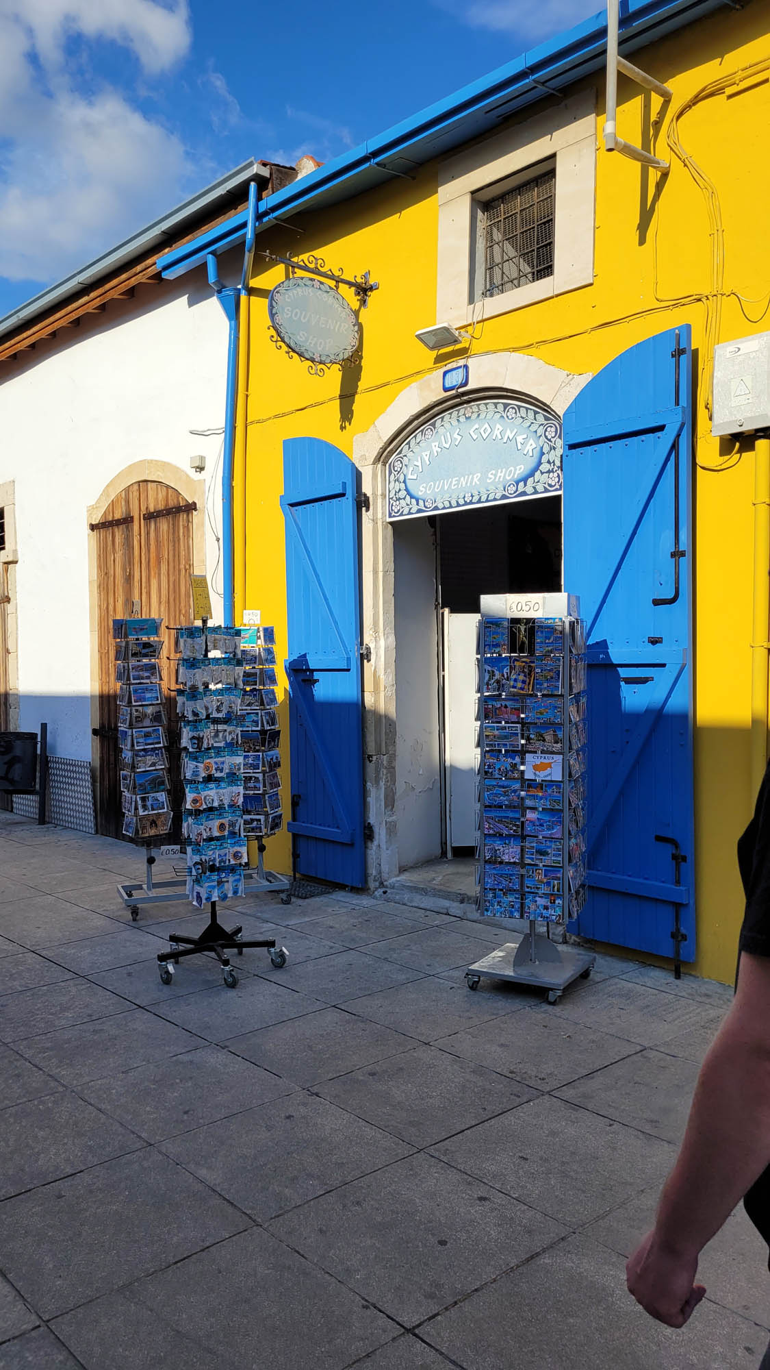 cypr, wspomnienia, widok na sklep z pamiątkami