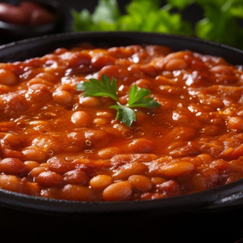 fasola w sosie pomidorowym