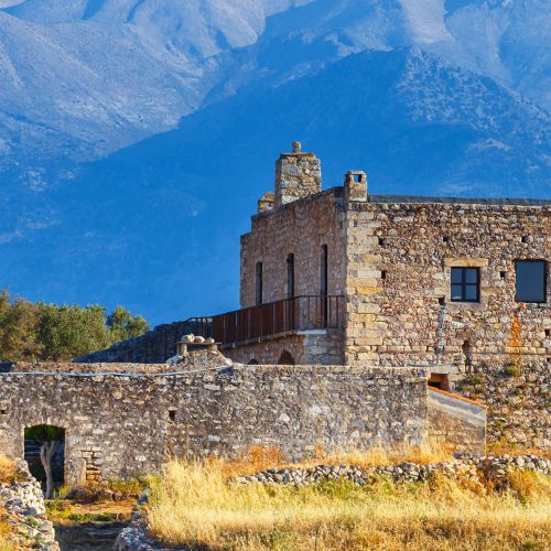 aptera, kreta, widok na pozostałości