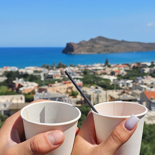 widok na miasto na krecie, relacje z podróży