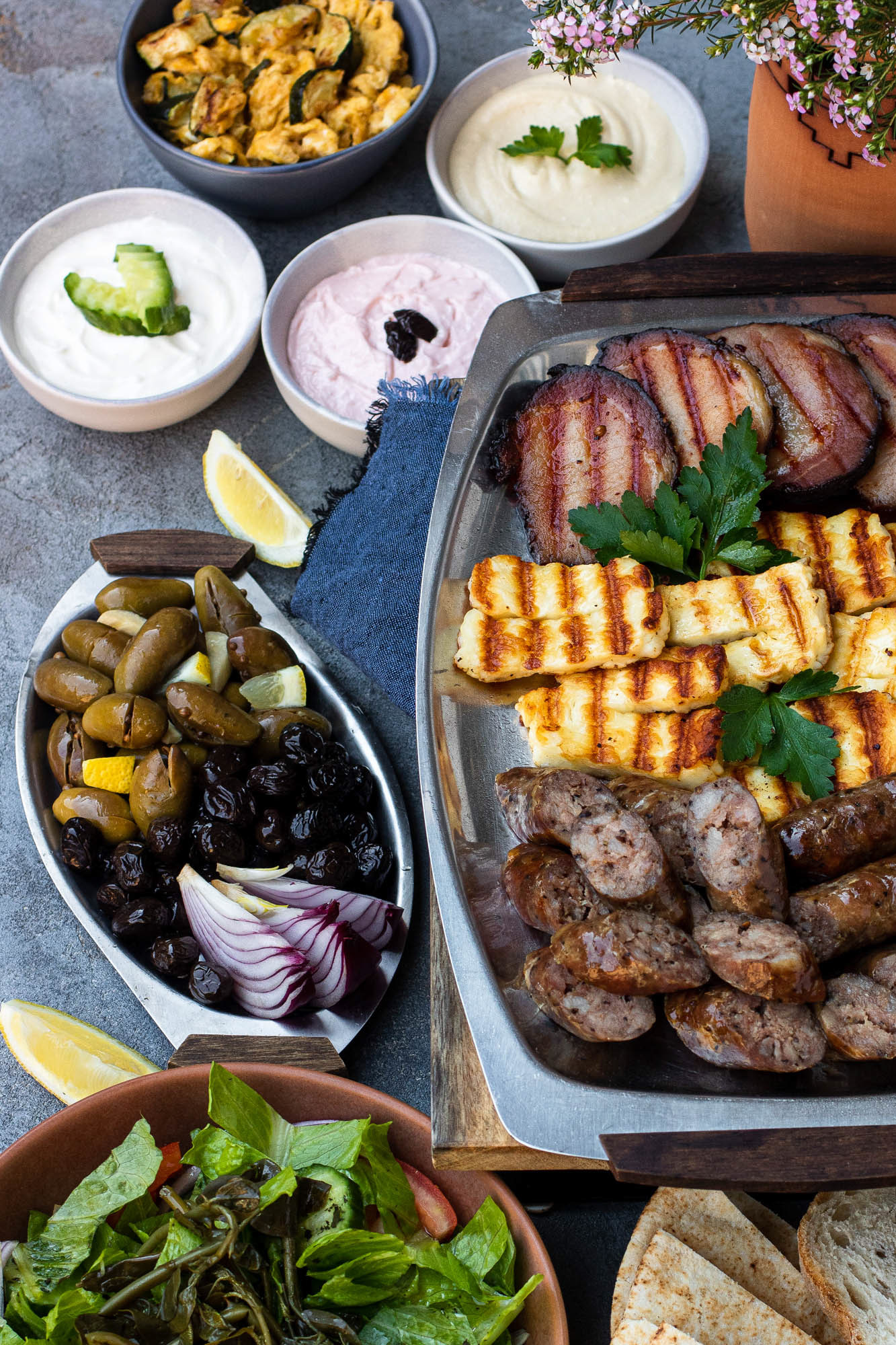 cypryjskie jedzenie, meze,