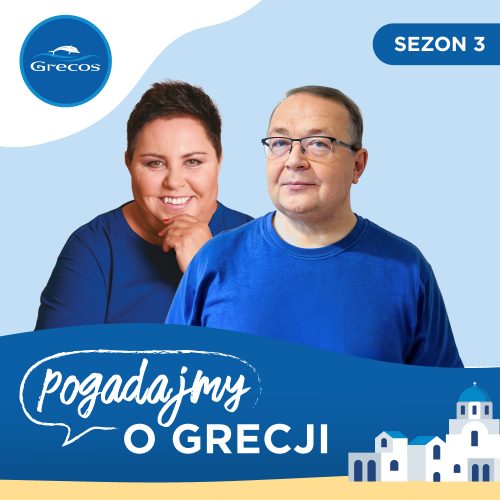 okładka do piątego odcinka podcastu pogadajmy o grecji, piotr gociek